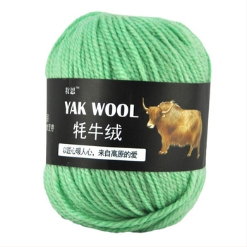 Yak velvet 3-strand lână pentru tricotat manual și croșetat, în role, worsted-spun