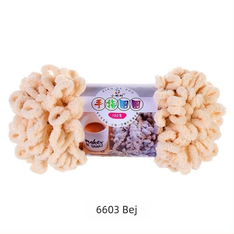 Fire de tricotat cu degetul — groasă pentru perne DIY, 16s, fir simplu, semi-worsted