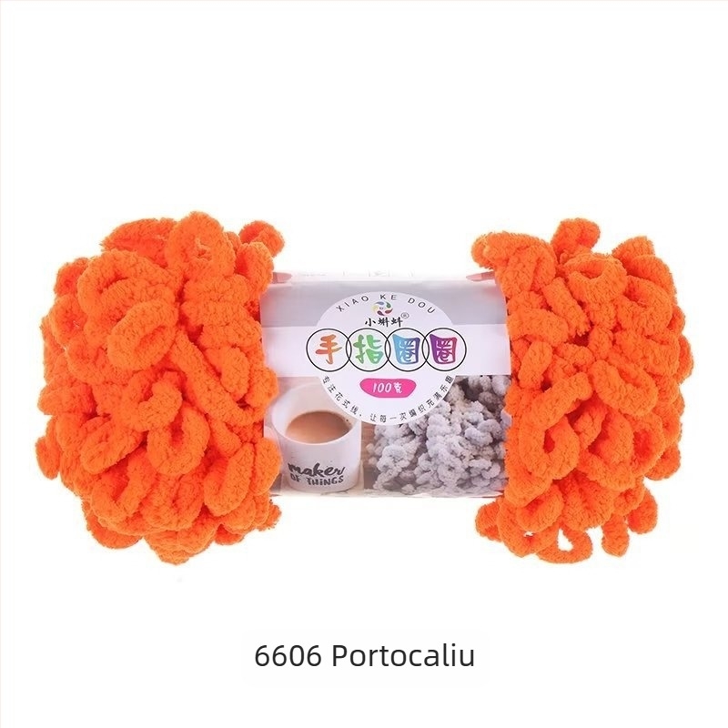 Fire de tricotat cu degetul — groasă pentru perne DIY, 16s, fir simplu, semi-worsted