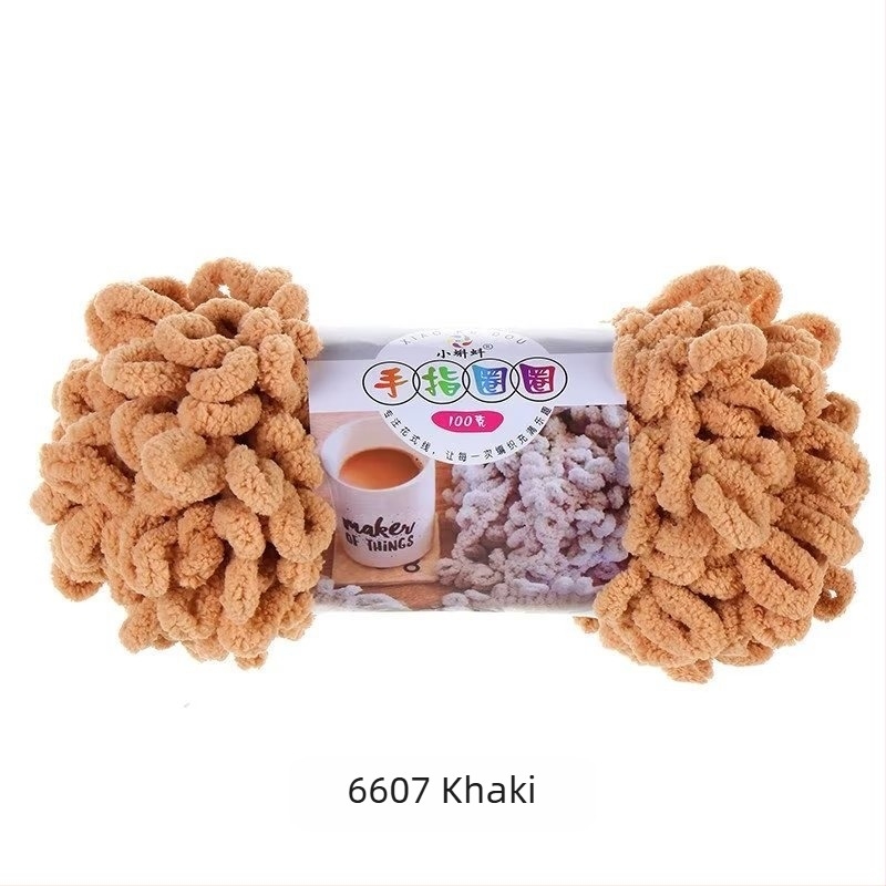 Fire de tricotat cu degetul — groasă pentru perne DIY, 16s, fir simplu, semi-worsted