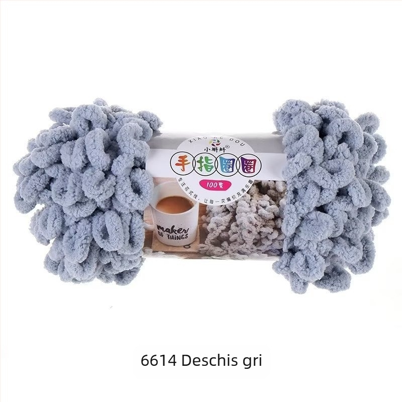 Fire de tricotat cu degetul — groasă pentru perne DIY, 16s, fir simplu, semi-worsted