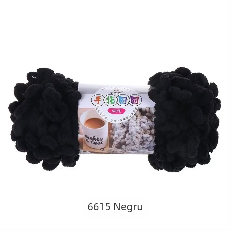 Fire de tricotat cu degetul — groasă pentru perne DIY, 16s, fir simplu, semi-worsted