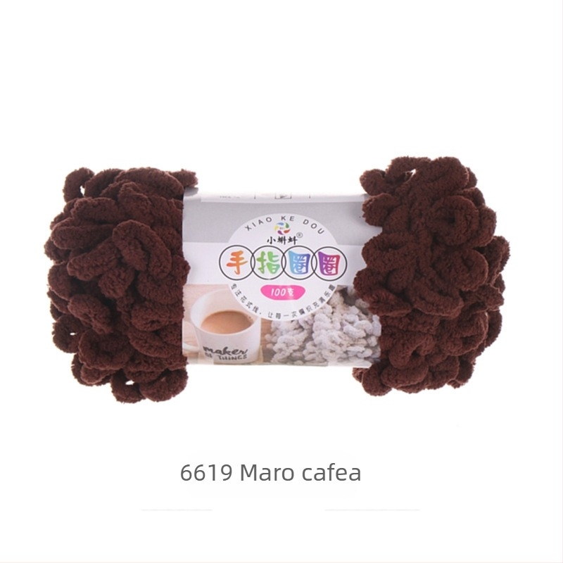 Fire de tricotat cu degetul — groasă pentru perne DIY, 16s, fir simplu, semi-worsted