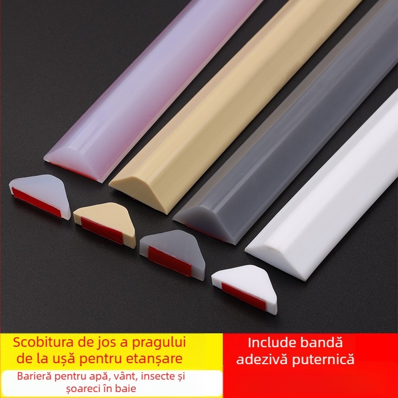 Bandă de baie flexibilă din silicon pentru separare uscat-ud – barieră de apă rezistentă la uzură, marca Mijue