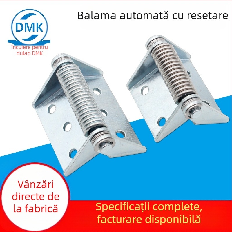 CL129 Balama cu arc din oțel inoxidabil pentru ușile cutiilor de distribuție și dulapuri, închidere automată, design îngroșat