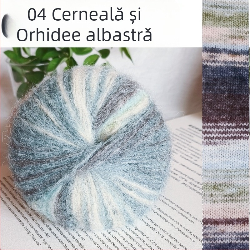 Angora Mohair Fibră 25g - Grupă-Linie, Spinning prin Pulverizare, Pentru Împletit