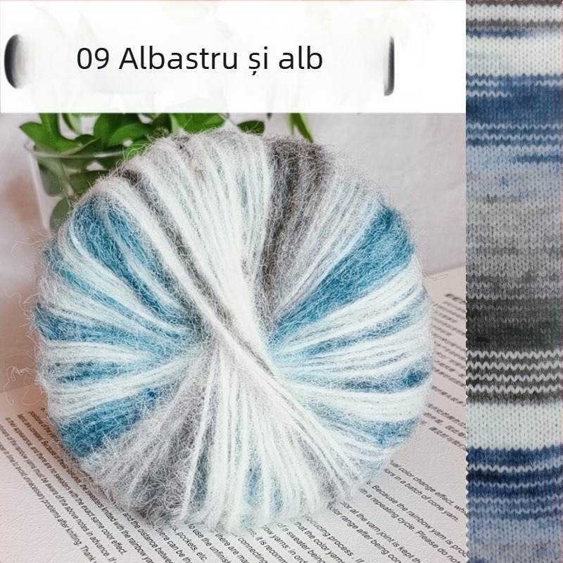 Angora Mohair Fibră 25g - Grupă-Linie, Spinning prin Pulverizare, Pentru Împletit