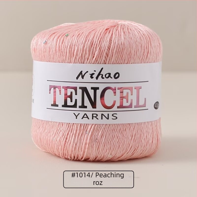 Fire Tencel Sequin Lace, rând de spinare inelar, fir fancy, linie de grup, Mu Pai