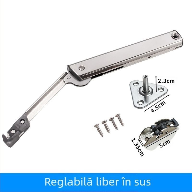 Bară hidraulică pentru ușa de dulap, model Elf; material: oțel laminat la rece; finisaj electroplating; stil lux ușor; Yankailong Hardware