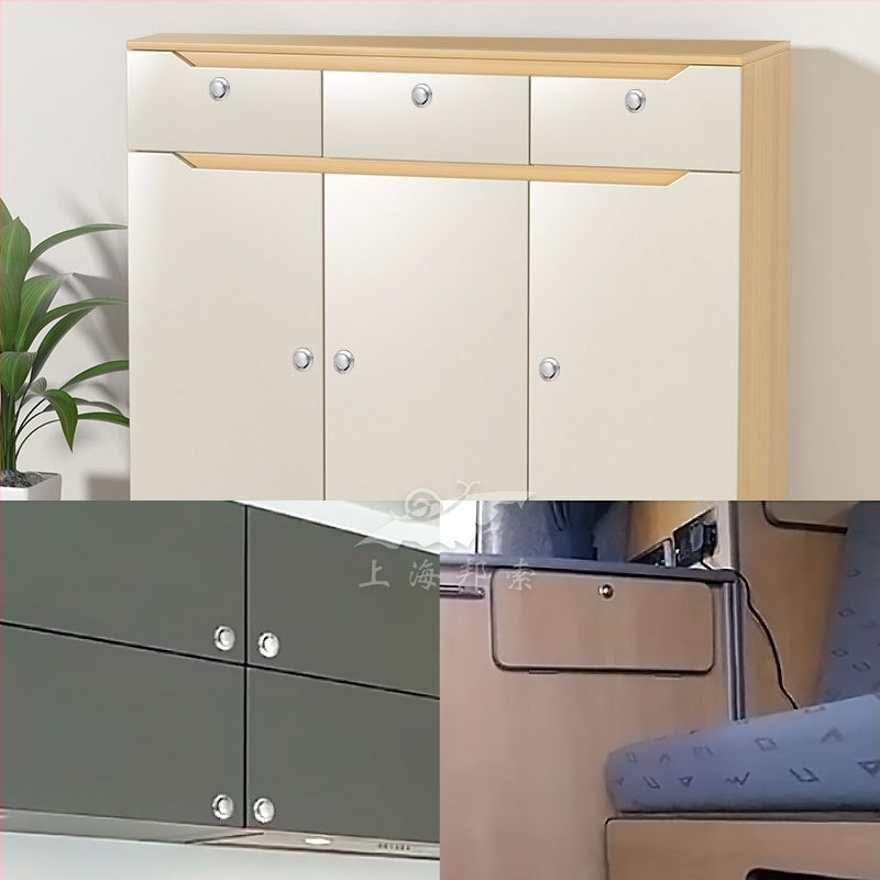 BSS320-5 Încuietoare pentru mâner auto cu mâner pop-up încorporat, din nylon PA6, fără cilindru, pentru mașini modificate, RV-uri și caravane