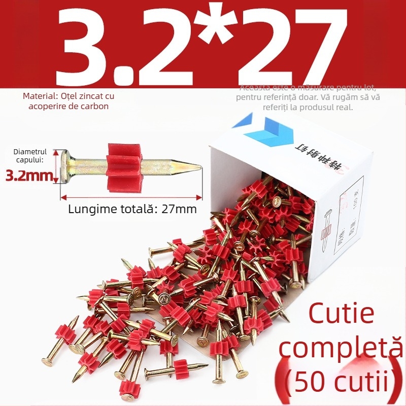 Tianzhuo Hardware - Cuie din oțel de înaltă rezistență pentru pereți din ciment – montaj pe perete, agățare rame, cuie pentru reclame, invizibile