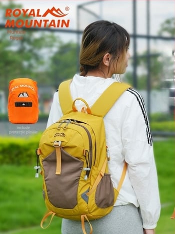 Rucsac de drumeție unisex, capacitate mare, din nailon, respirabil, pentru activități în aer liber