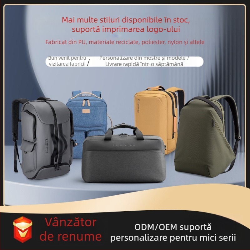 Rucsac unisex fashion-tech pentru uz zilnic, poliester, capacitate extensibilă 20-35 L, compatibil cu laptop de 15 inci