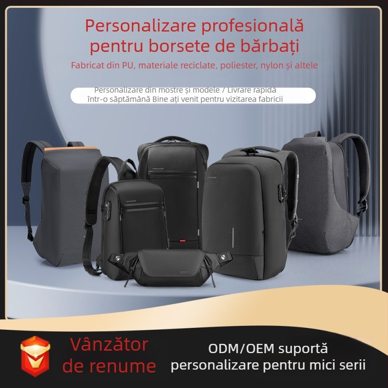 Rucsac unisex fashion-tech pentru uz zilnic, poliester, capacitate extensibilă 20-35 L, compatibil cu laptop de 15 inci