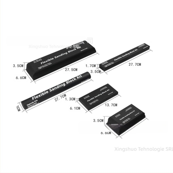 Set bloc EVA pentru șlefuire uscat/umed, pentru lustruire auto și mobilier, 7 piese cu șmirghel, densitate 38-70 kg/m³, brand Xingshuo