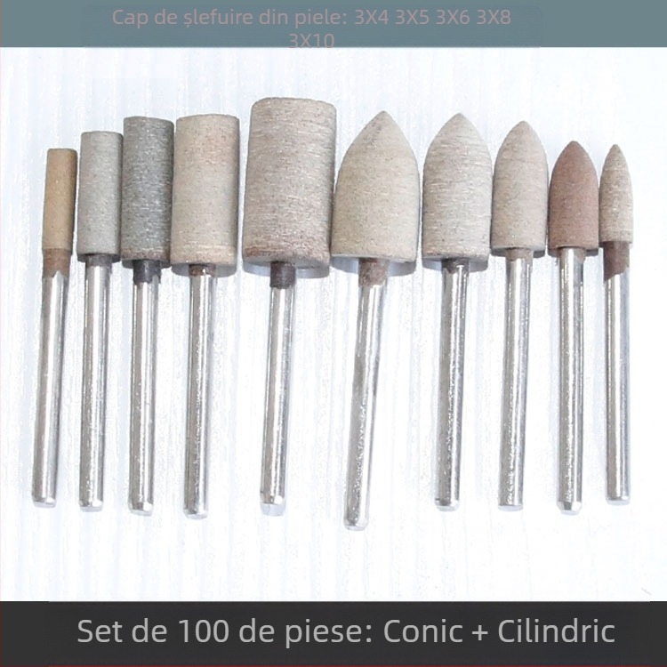 Capete de șlefuire din lână, set 100 bucăți, pentru șlefuire și lustruire a lemnului și jadului