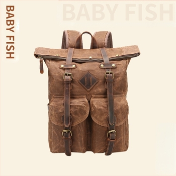 Rucsac pentru drumeții în aer liber: pânză impermeabilă, bretele curbate; capacitate sub 20 L, încăpător pentru laptop de 12 inch