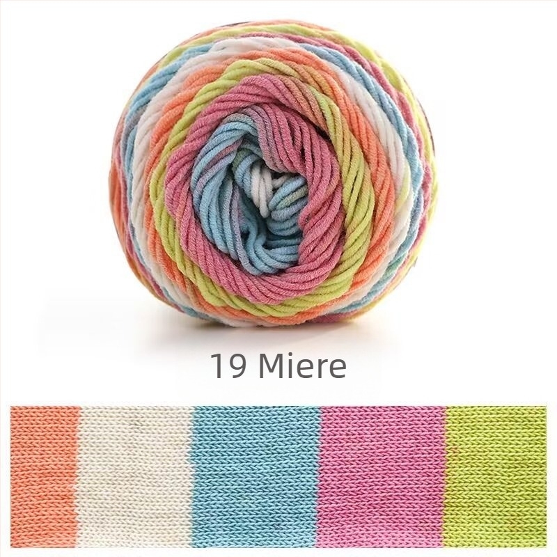 Ruyi Bird kit de fire pentru tricotat manual — amestec ring-spun din Hebei, pentru pulovere și pălării croșetate