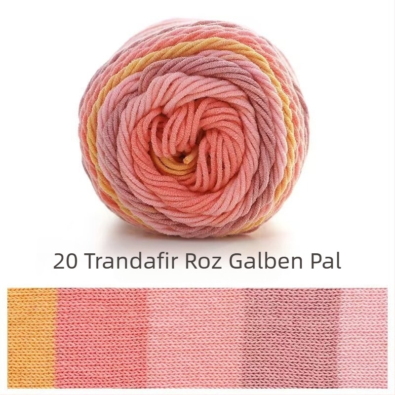 Ruyi Bird kit de fire pentru tricotat manual — amestec ring-spun din Hebei, pentru pulovere și pălării croșetate