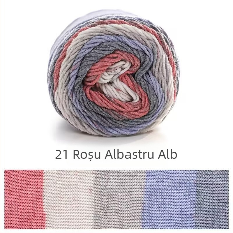 Ruyi Bird kit de fire pentru tricotat manual — amestec ring-spun din Hebei, pentru pulovere și pălării croșetate