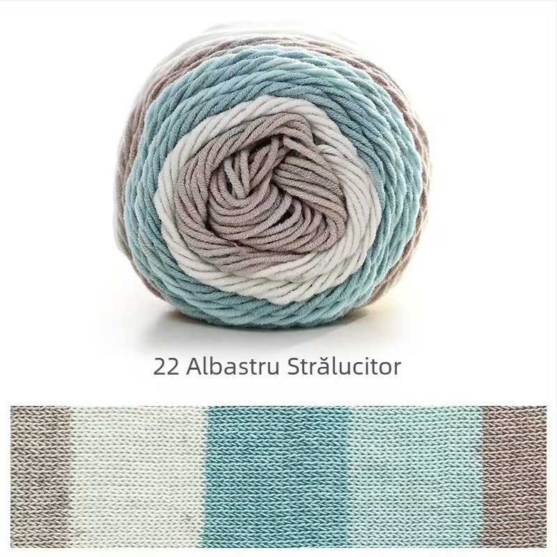Ruyi Bird kit de fire pentru tricotat manual — amestec ring-spun din Hebei, pentru pulovere și pălării croșetate