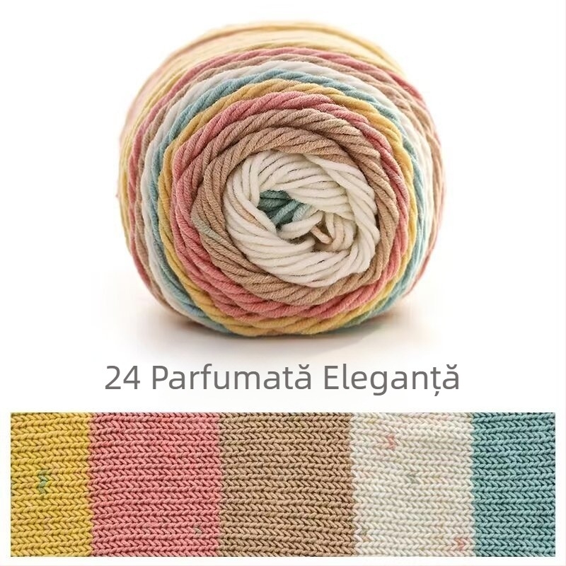 Ruyi Bird kit de fire pentru tricotat manual — amestec ring-spun din Hebei, pentru pulovere și pălării croșetate