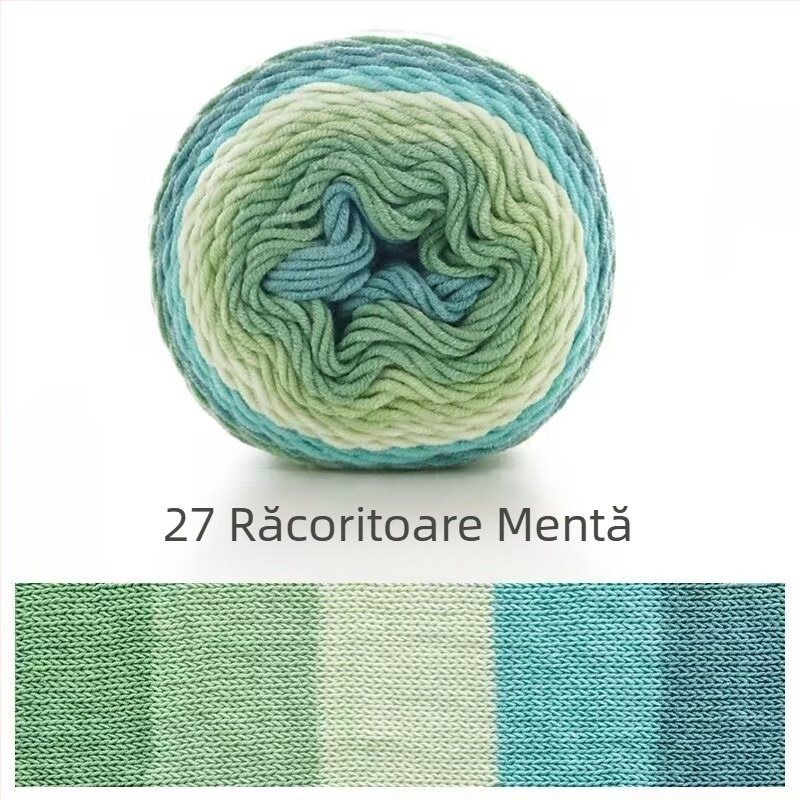 Ruyi Bird kit de fire pentru tricotat manual — amestec ring-spun din Hebei, pentru pulovere și pălării croșetate