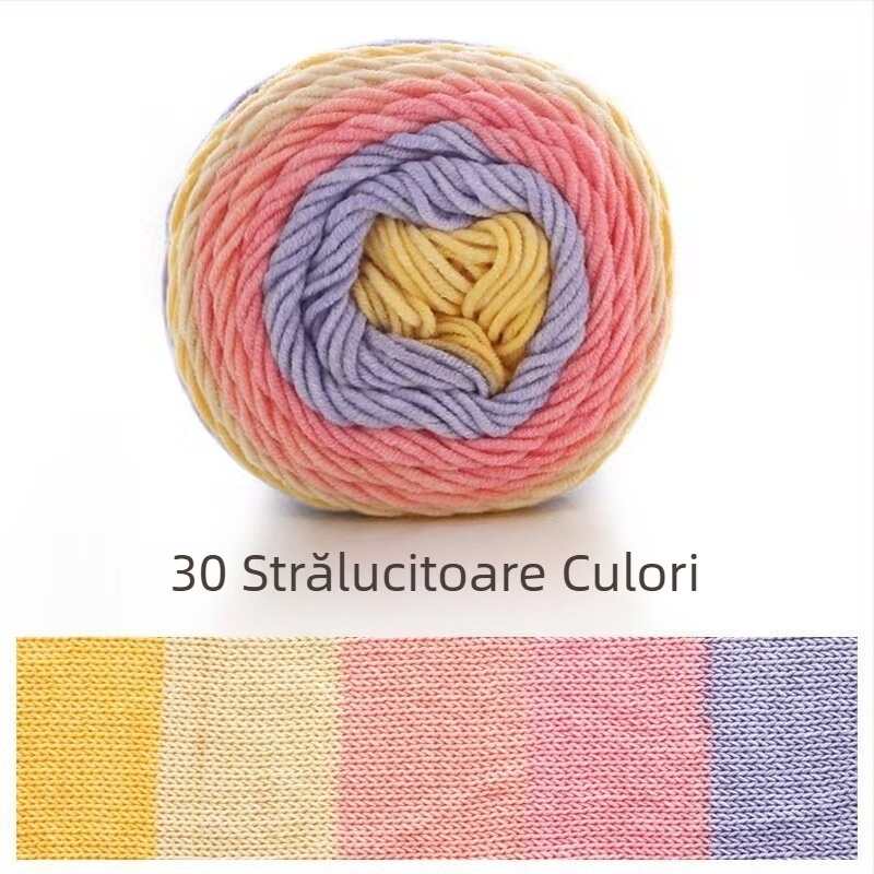 Ruyi Bird kit de fire pentru tricotat manual — amestec ring-spun din Hebei, pentru pulovere și pălării croșetate