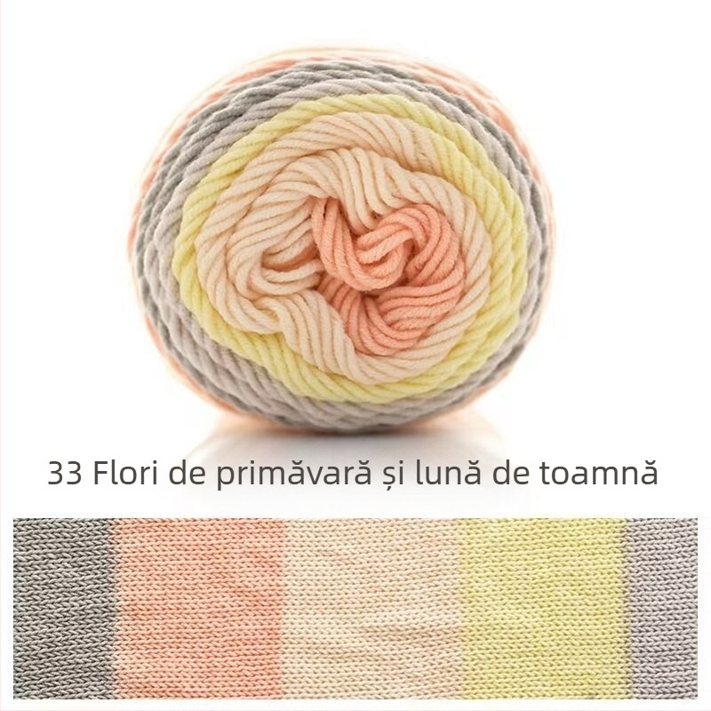 Ruyi Bird kit de fire pentru tricotat manual — amestec ring-spun din Hebei, pentru pulovere și pălării croșetate