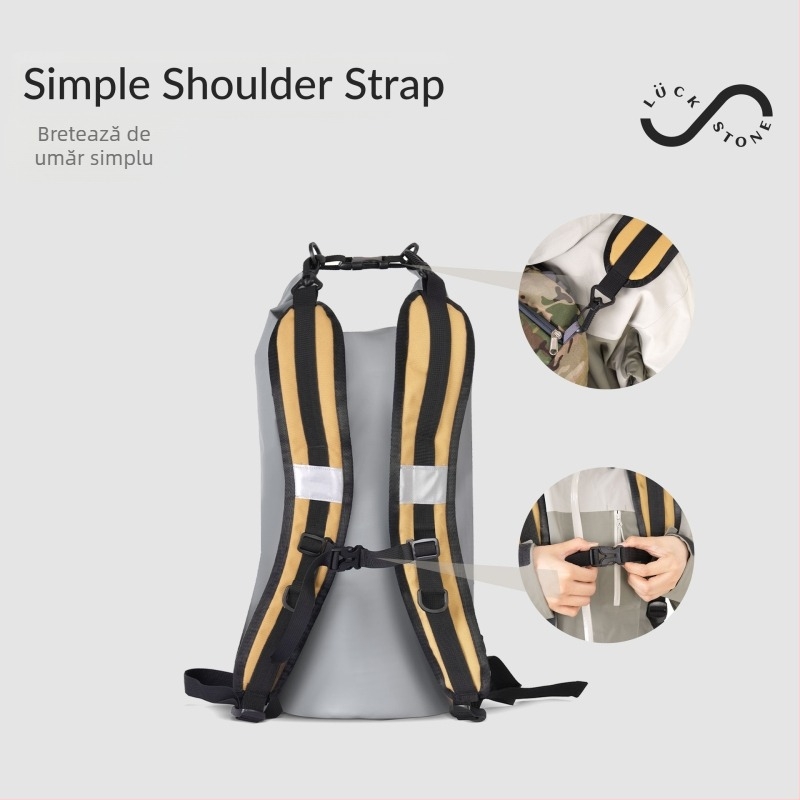 Bretea de umăr LUCKSTONE, țesătură Oxford, unisex, pentru ciclism, culoare solidă