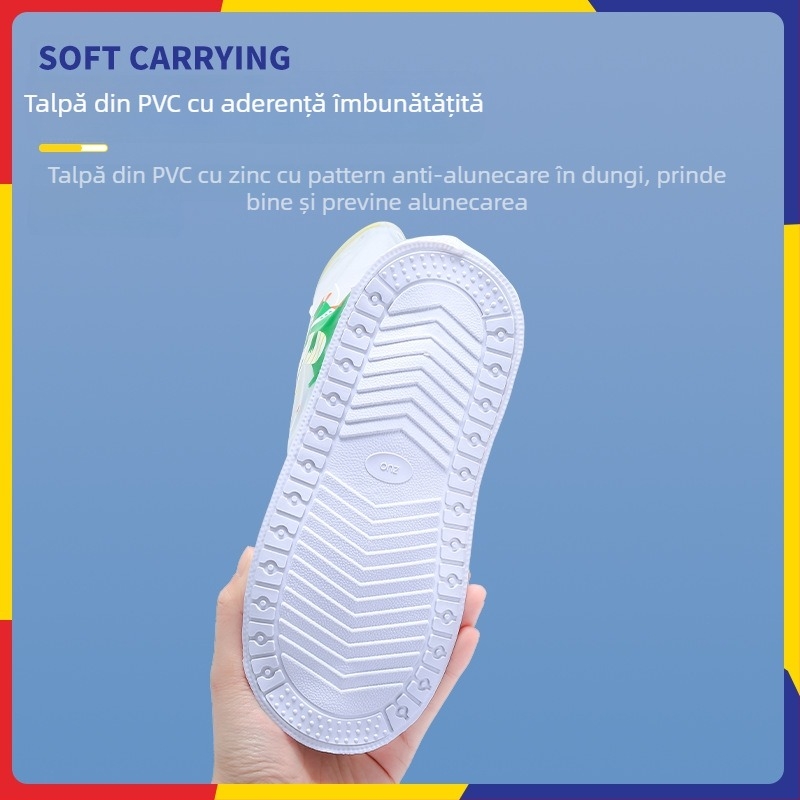 Huse pentru cizme de ploaie pentru copii – impermeabile, antiderapante, rezistente la uzură, anti-murdărie, cu modele desenate (unicorn, rață, dinozaur, urs)