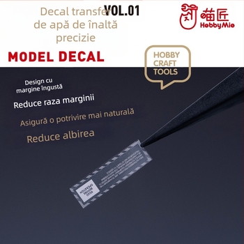 Sticker de transfer prin apă VOL1 model – Meowsmith, model universal, opțiune fluorescentă, material: sticker de apă, greutate: 1