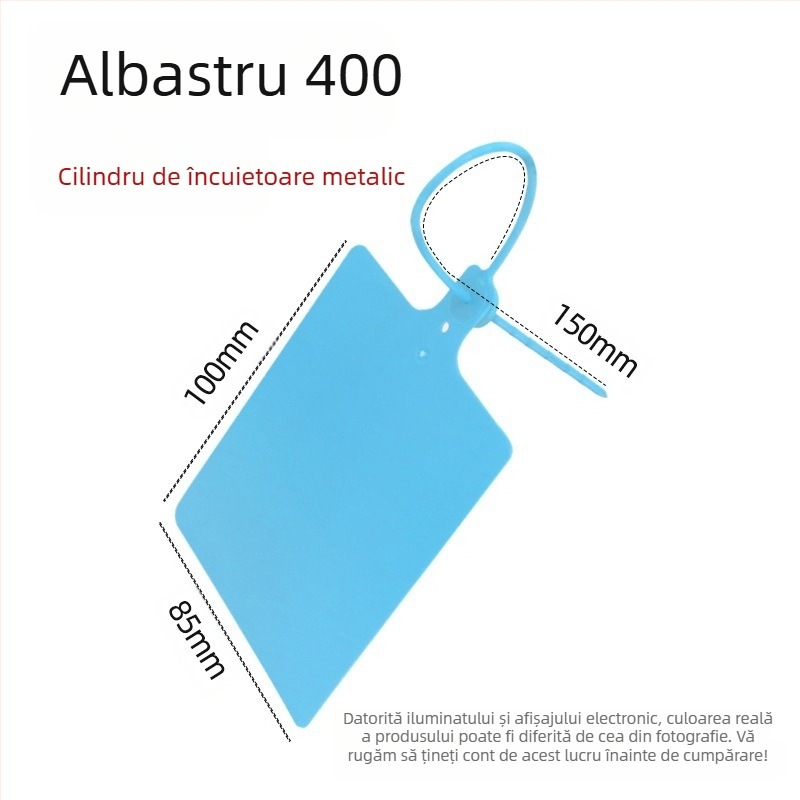 Etichetă plastică pentru logistică, imprimare laser, personalizabilă, material PP, brand AFD Anfenda, etichetă de identificare