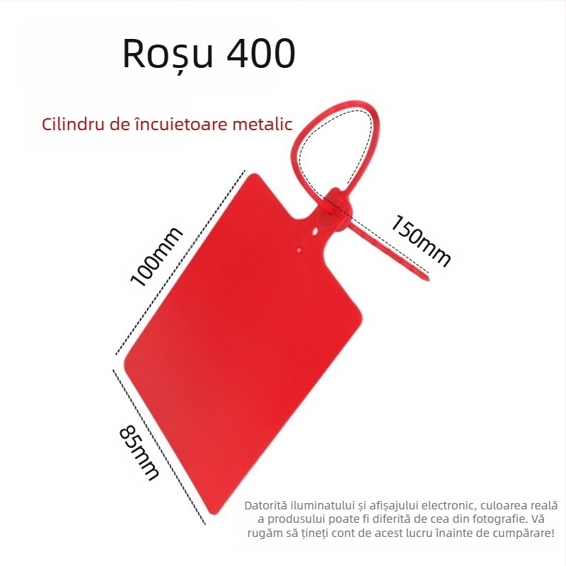 Etichetă plastică pentru logistică, imprimare laser, personalizabilă, material PP, brand AFD Anfenda, etichetă de identificare