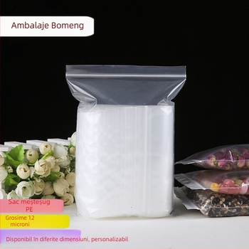 Pumeng Sac PE auto-sigilant pentru ambalarea zilnică a necesităților - Material nou, Origine Yiwu, Lungimea sigilării 1 cm