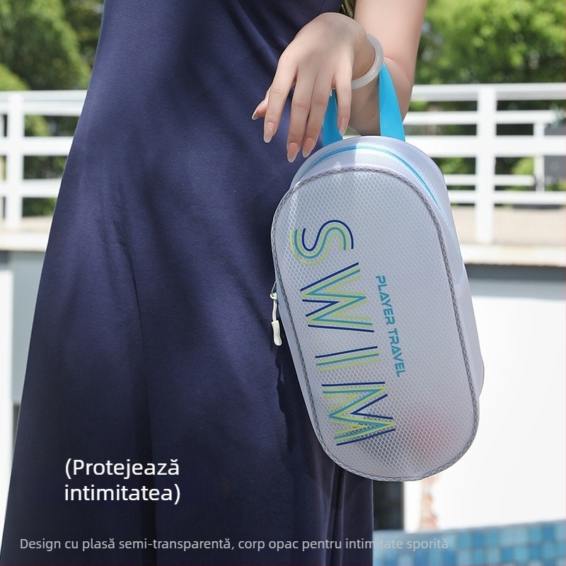 Geantă de toaletă din PVC, creativă, multifuncțională (material PVC, stil creativ, multifuncțional, utilizare în exterior, depozitare pentru călătorii și baie)