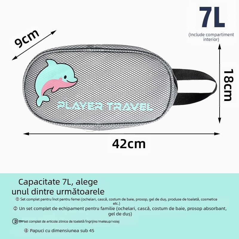 Geantă de toaletă din PVC, creativă, multifuncțională (material PVC, stil creativ, multifuncțional, utilizare în exterior, depozitare pentru călătorii și baie)