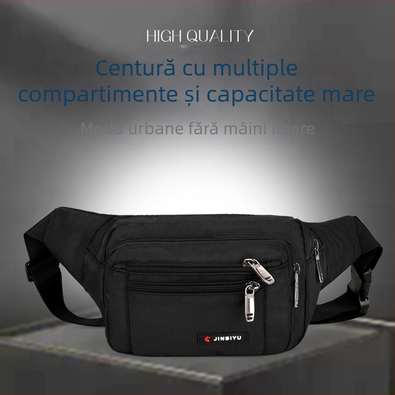 Borsetă pentru bărbați - stil stradal, pânză Oxford, impermeabilă, căptușeală poliester, pentru călătorii în timpul liber