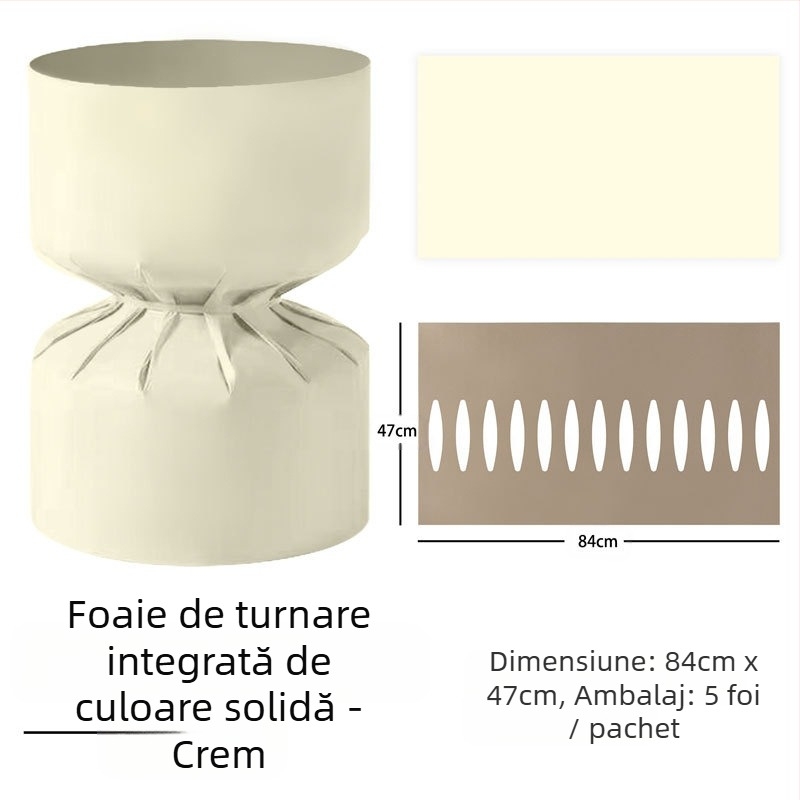 Changyi placă de stilizare într-un singur dispozitiv pentru împachetarea florilor, hârtie kraft, 5 coli pe pachet
