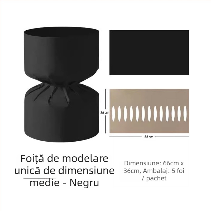 Changyi placă de stilizare într-un singur dispozitiv pentru împachetarea florilor, hârtie kraft, 5 coli pe pachet