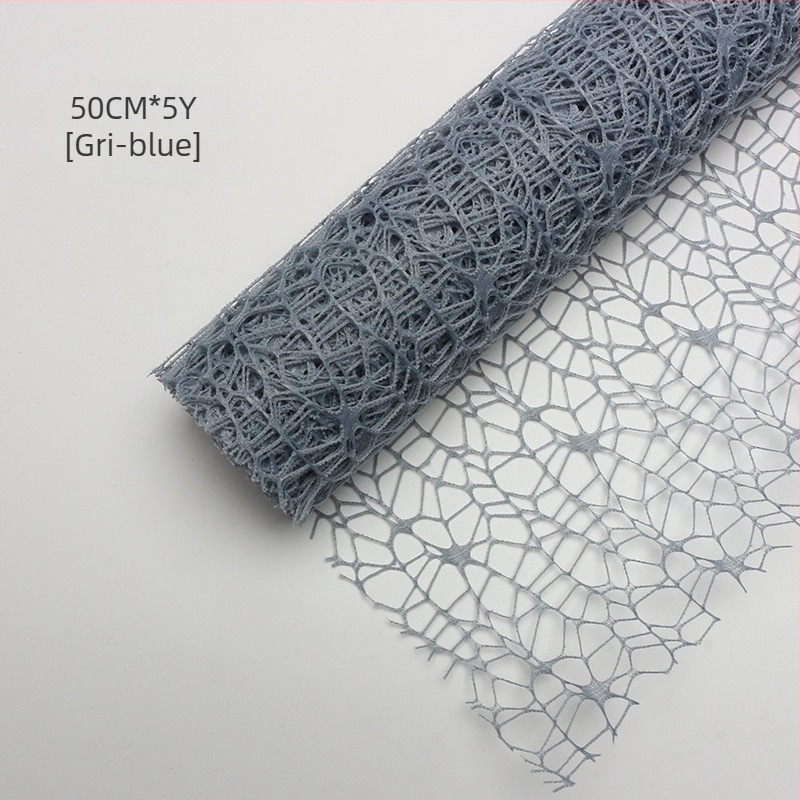 Plasă tifon jacquard pentru împachetarea florilor — marcă Xi Hua Nong — Material: tifon; Origine: Yiwu, China; Confecție: Plastic; Etichete private autorizate: Da