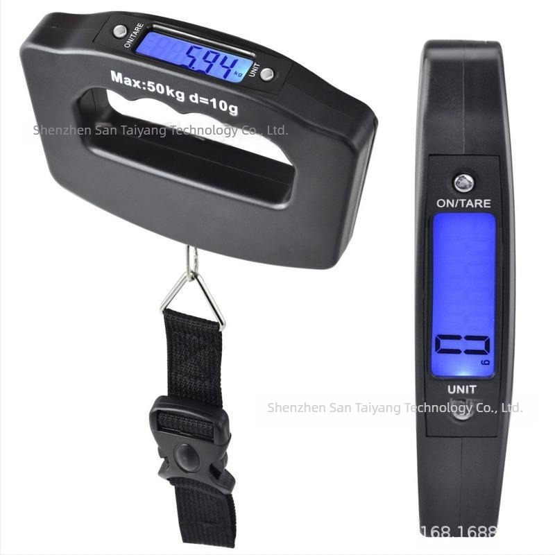 Cântar electronic portabil 50 kg – cântar de bagaje de mână