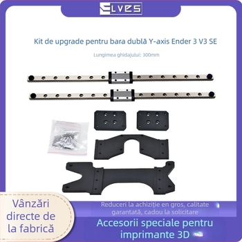 ELVES Kit de upgrade pentru axa Y Ender-3 V3 SE cu ghidaje liniare duale