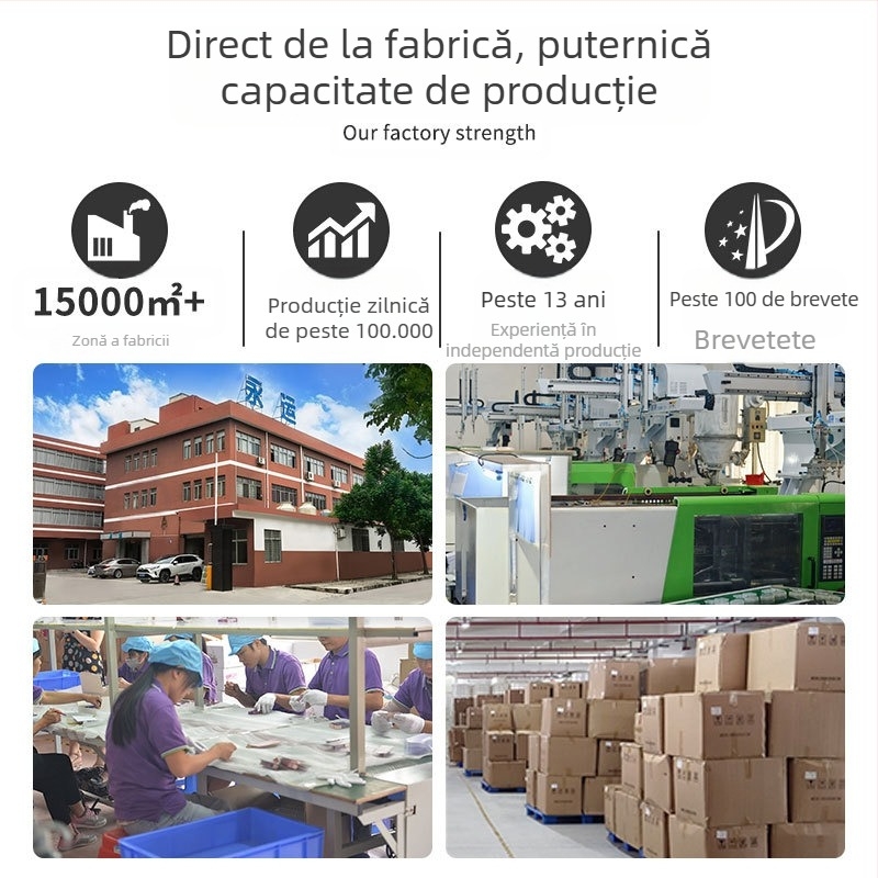Cutie pătrată transparentă din PP pentru depozitare, cu capac, pentru jucării și bijuterii