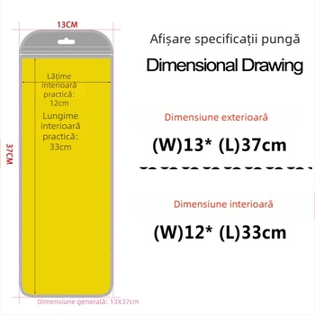 Pungi de ambalare pentru tălpi, pentru mai multe perechi, transparente, mata cu textură în dungi, auto-sealante, cu clapă de 3 cm