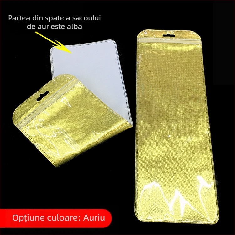 Pungi de ambalare pentru tălpi, pentru mai multe perechi, transparente, mata cu textură în dungi, auto-sealante, cu clapă de 3 cm