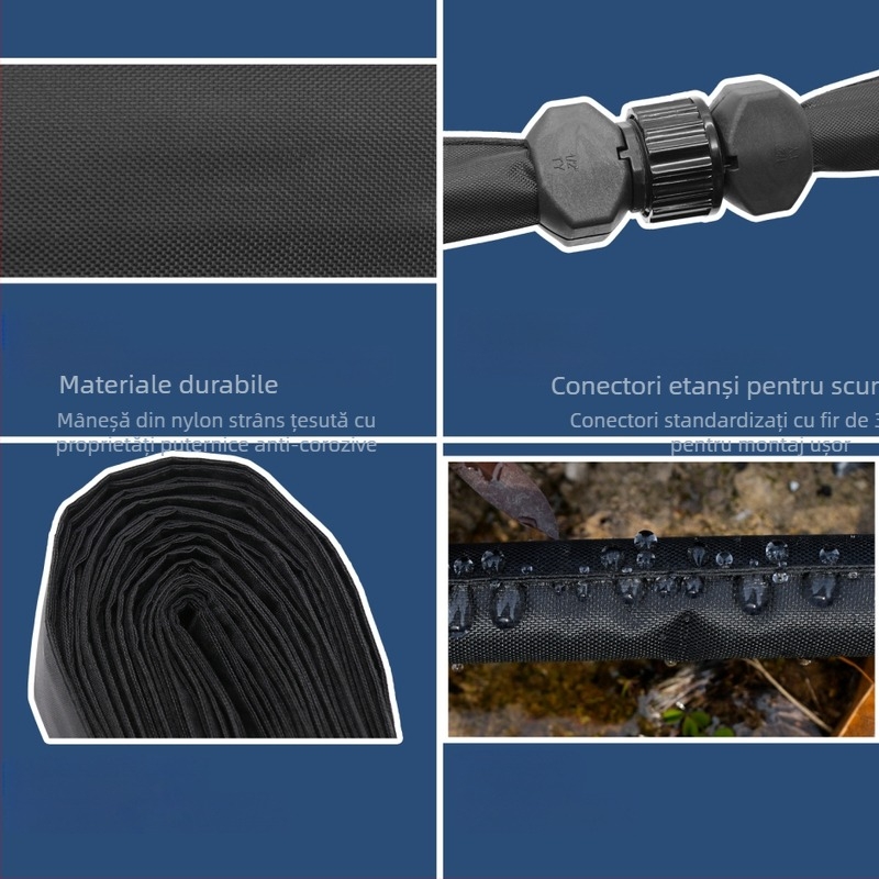 Serie irigare prin picurare DZ-06 PVC țeavă de picurare, marca Flying tiger, pentru producția agricolă, spații verzi publice și grădină