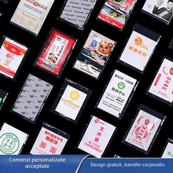 Pungă de ambalaj PE îngroșată, transparentă, rezistentă la umiditate, fără logo