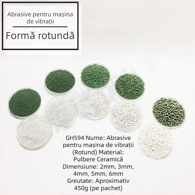 Abrasiv pentru polizare cu tambur vibrațional, GH597-A, rășină, pentru lustruire, Glory