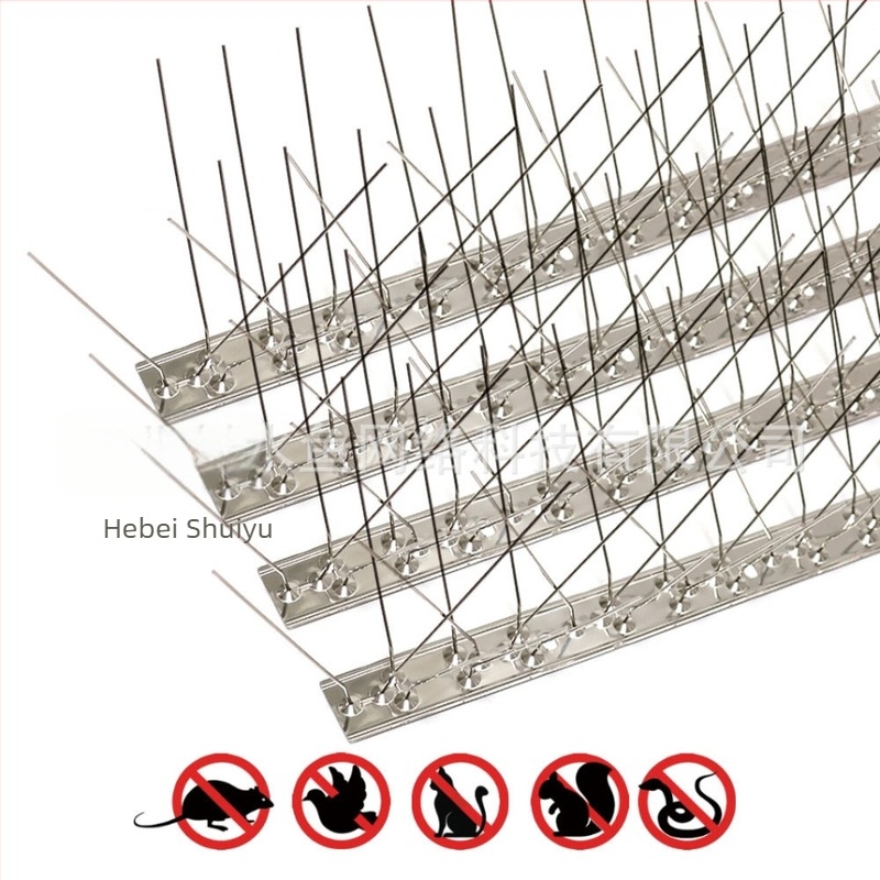 Archerfish țepușe din oțel inoxidabil anti-păsări și pisici, model arcbs02, repelent pentru păsări, rezistent la coroziune